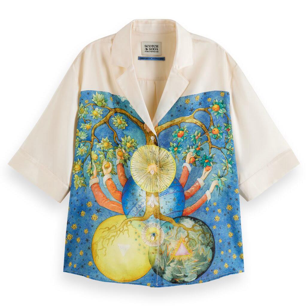 Scotch & Soda Ss Shirt Embassy Print